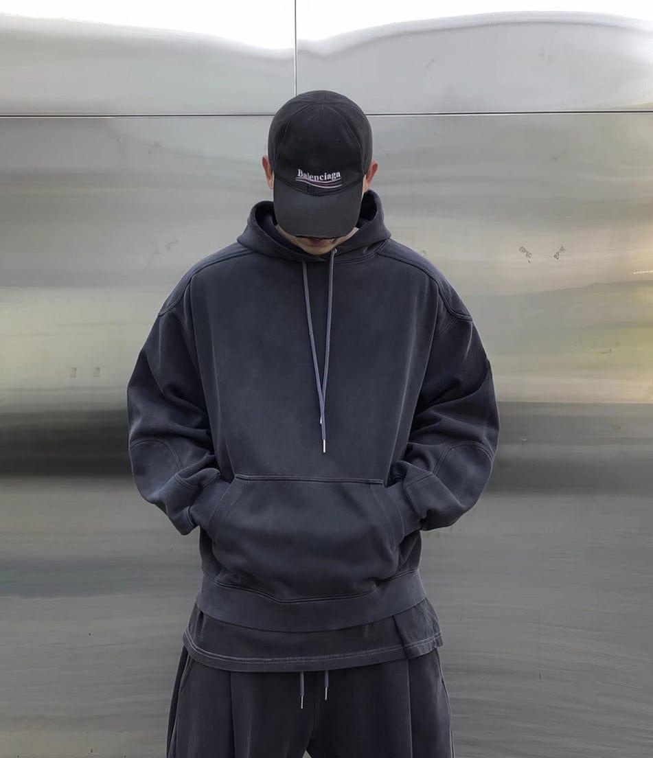 RT No. 12241 DARK GRAY HOODIE & SWEATPANTS Product Image