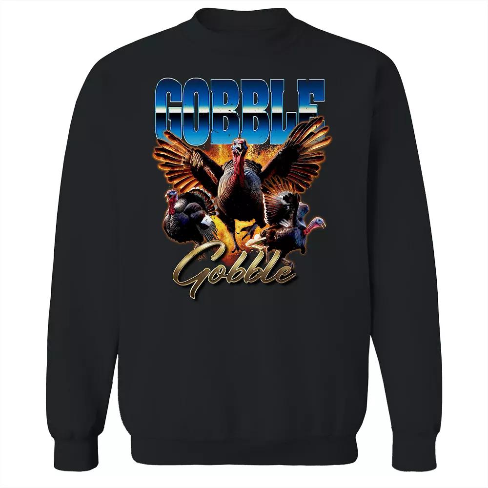Men's COLAB89 Gobble Gobble Thanksgiving Graphic Sweatshirt, Adult Unisex,  Product Image