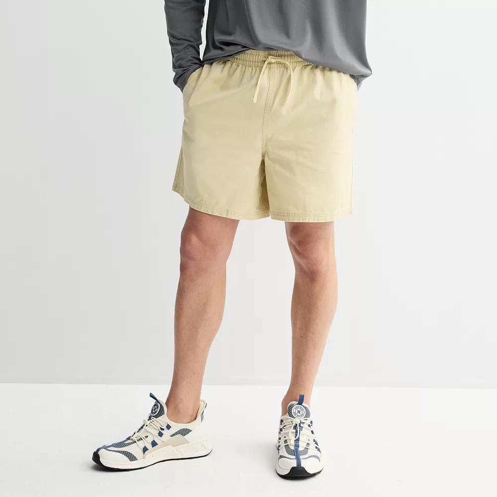 Mens Trinity Coast Enzyme Washed Shorts Green Product Image