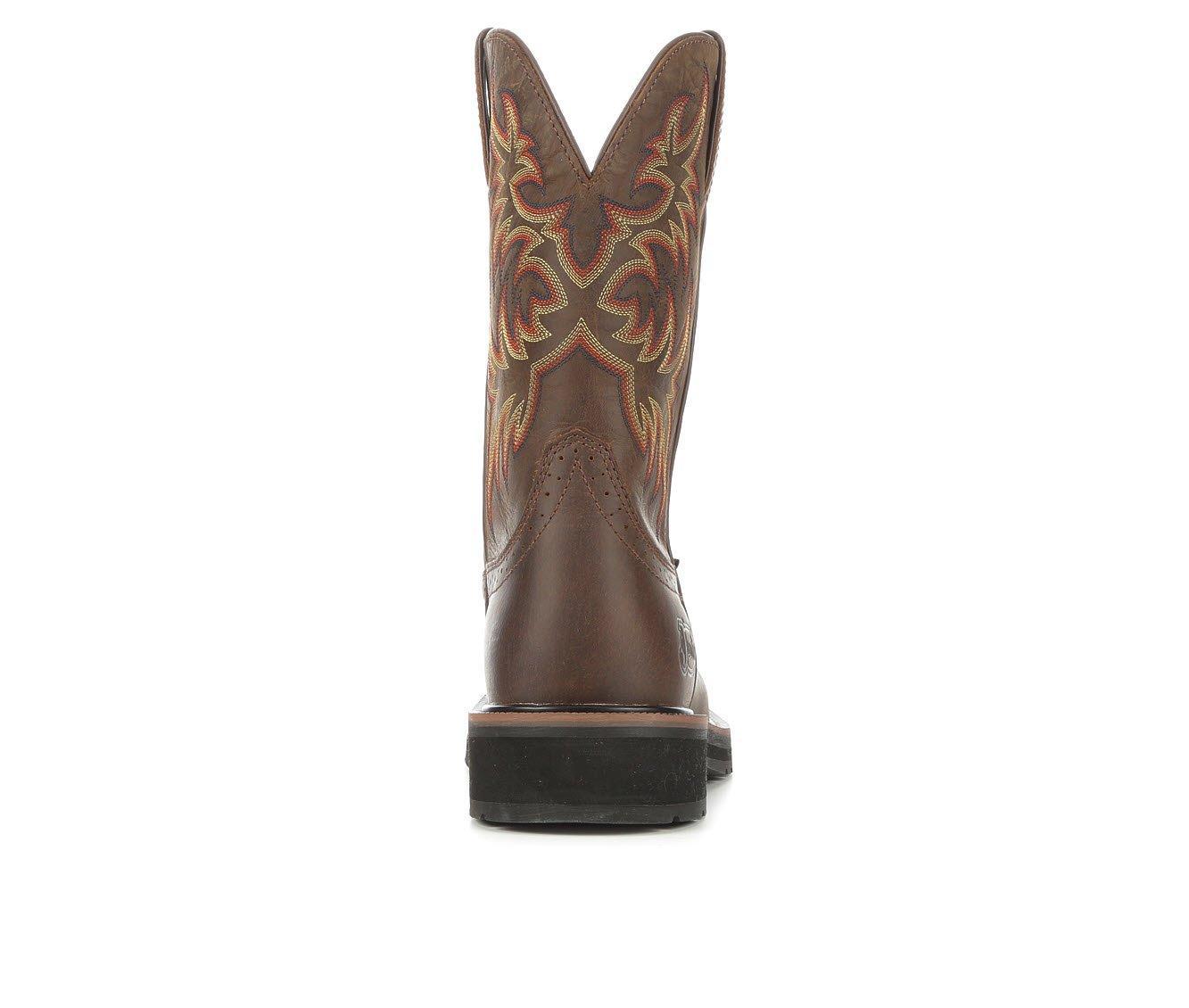 Men's Justin Boots SE4682 Stampede Steel Toe Cowboy Boots Product Image
