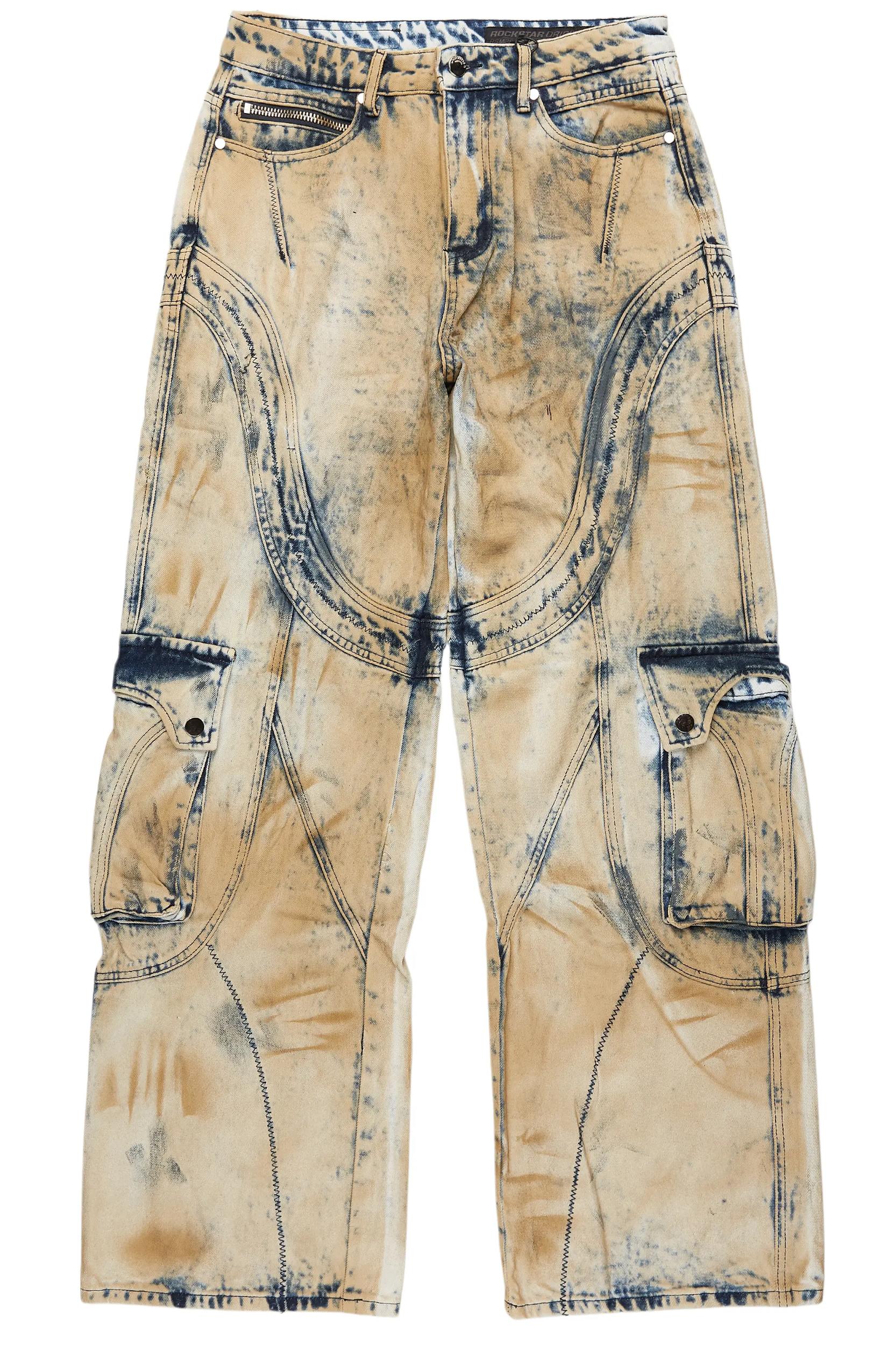 Denmot Blue Baggy Fit Jean Male Product Image