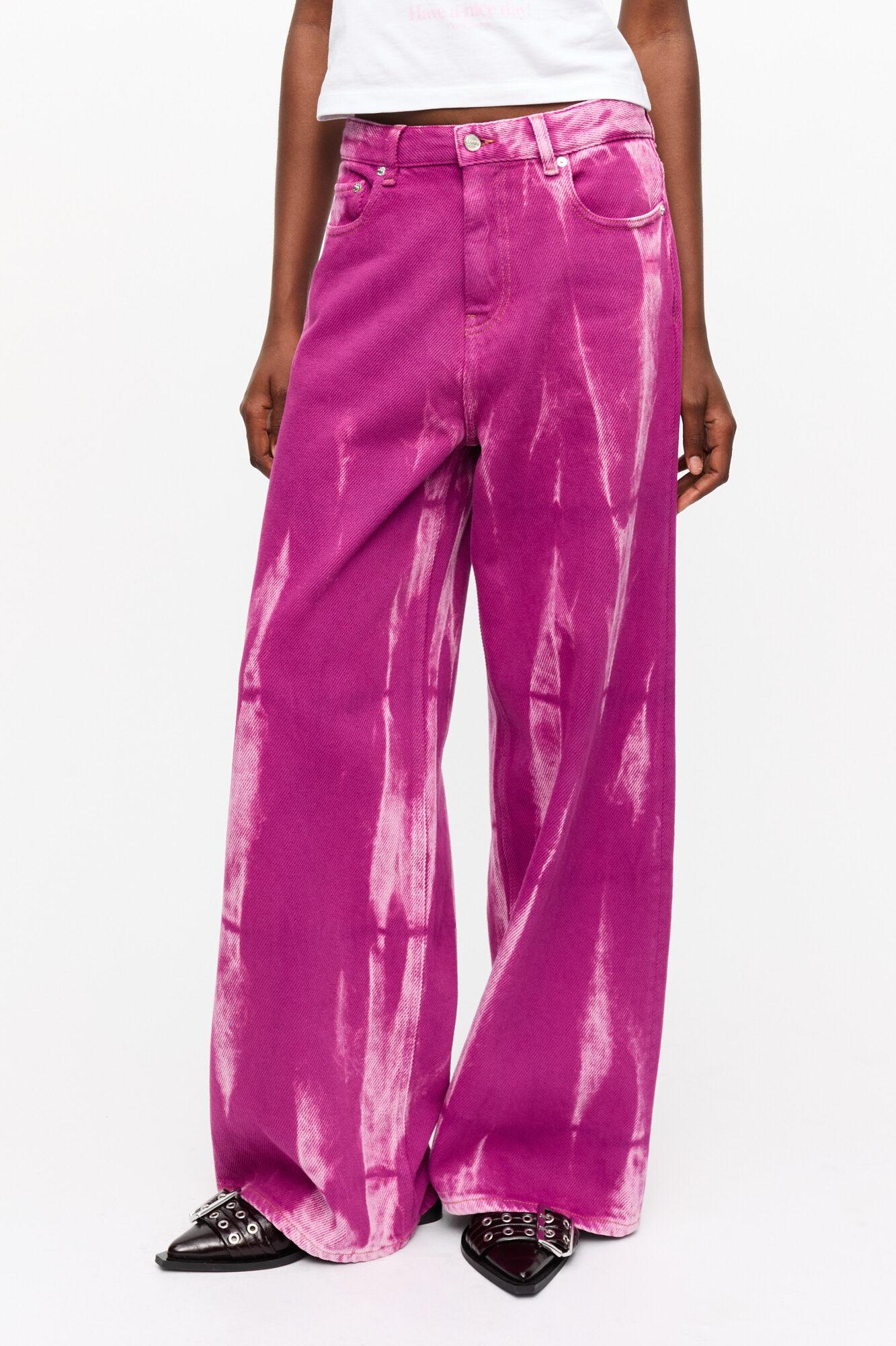 Purple Overdyed Marri Jeans Product Image