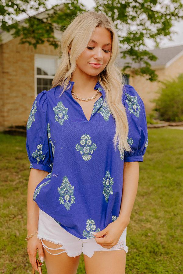 Sip In Style Floral Top Product Image