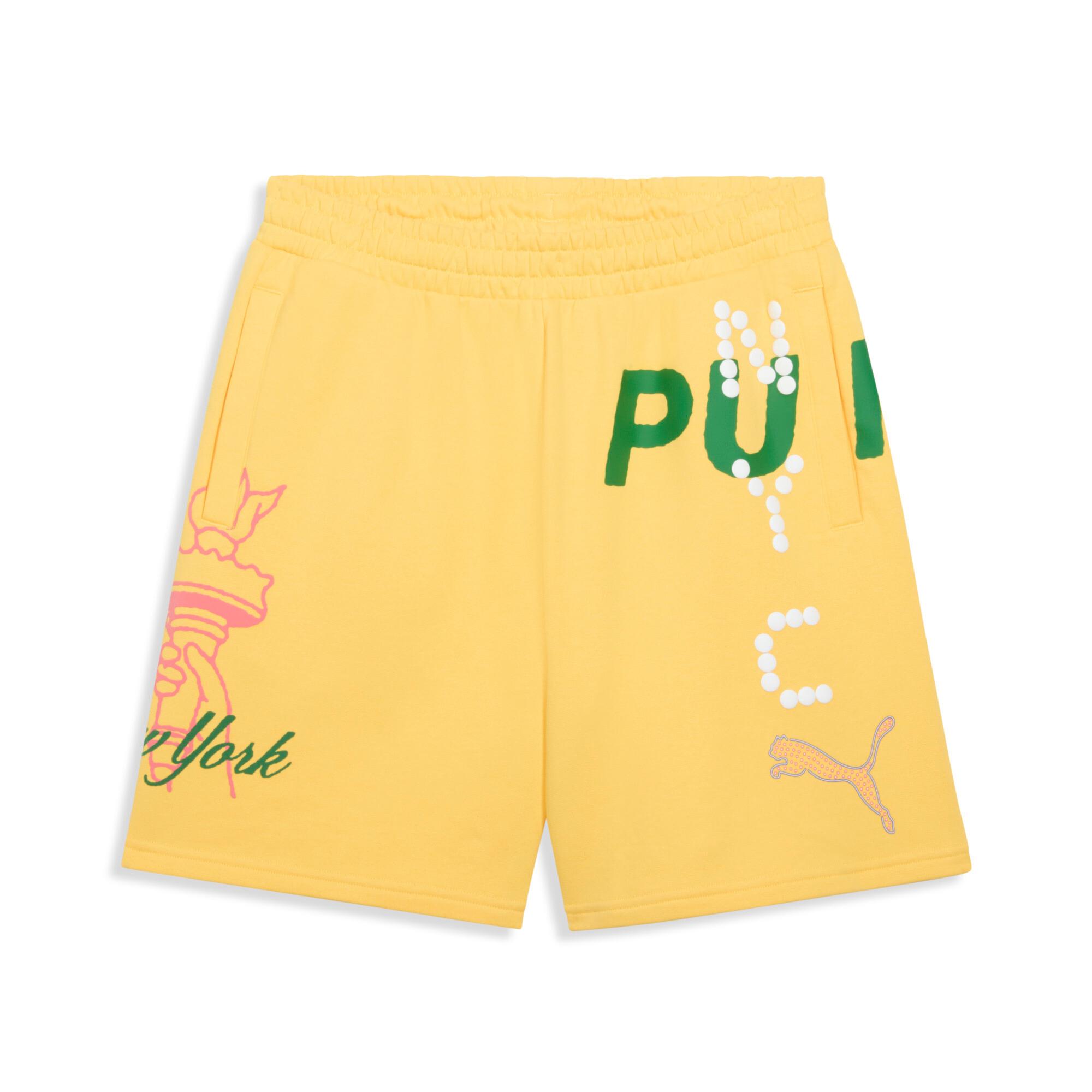 PUMA Wardrobe Essentials Bright Lights NYC Flagship Men's 7" Shorts Product Image