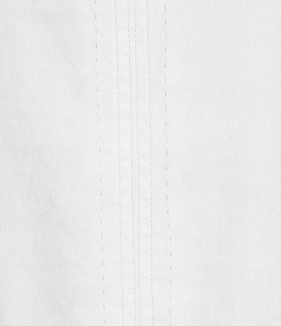 Tommy Bahama Palm-A-Dora Linen Blend Twill Split Neck Sheath Dress Product Image