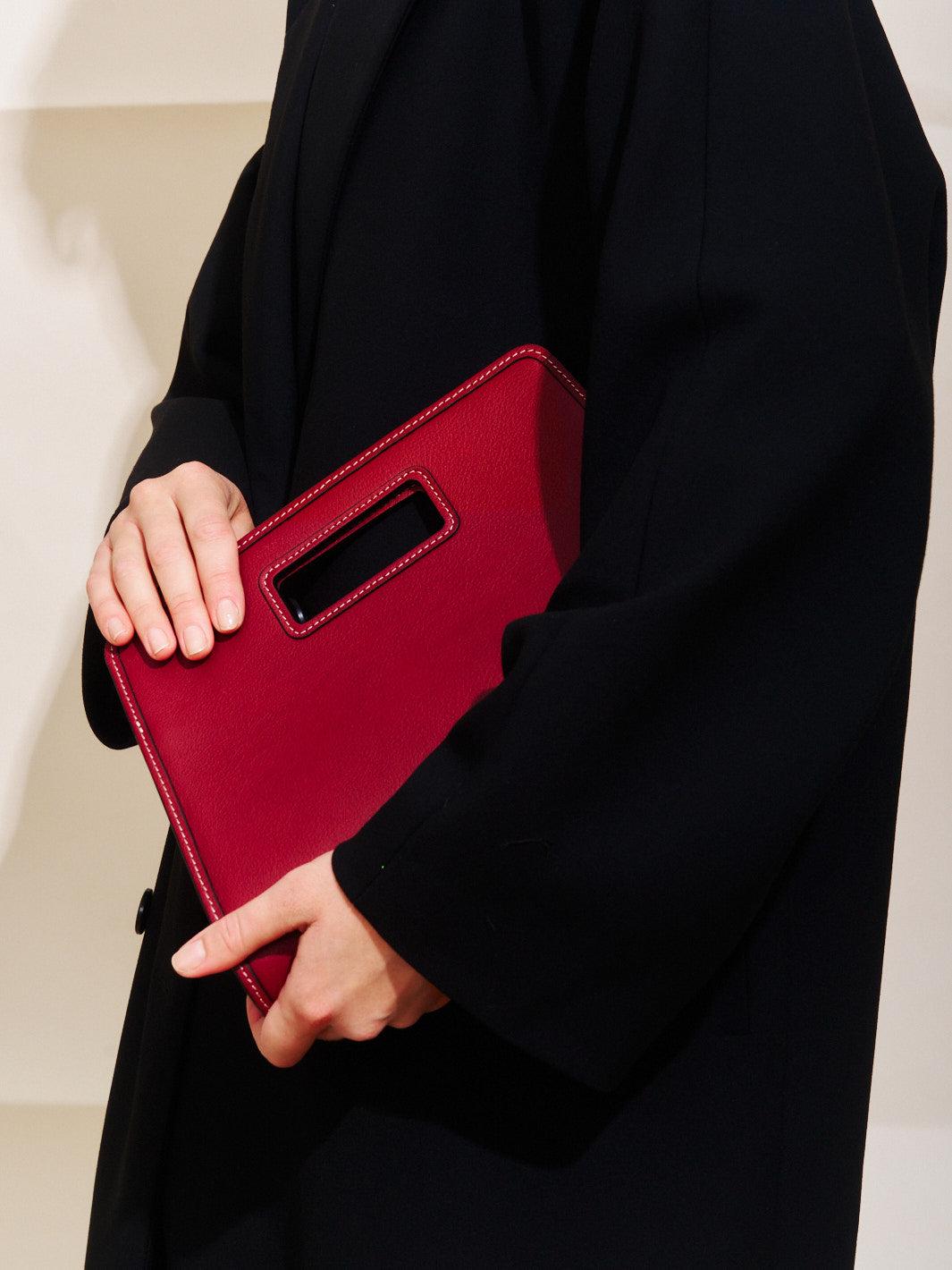 Retro Clutch in Nappa Product Image