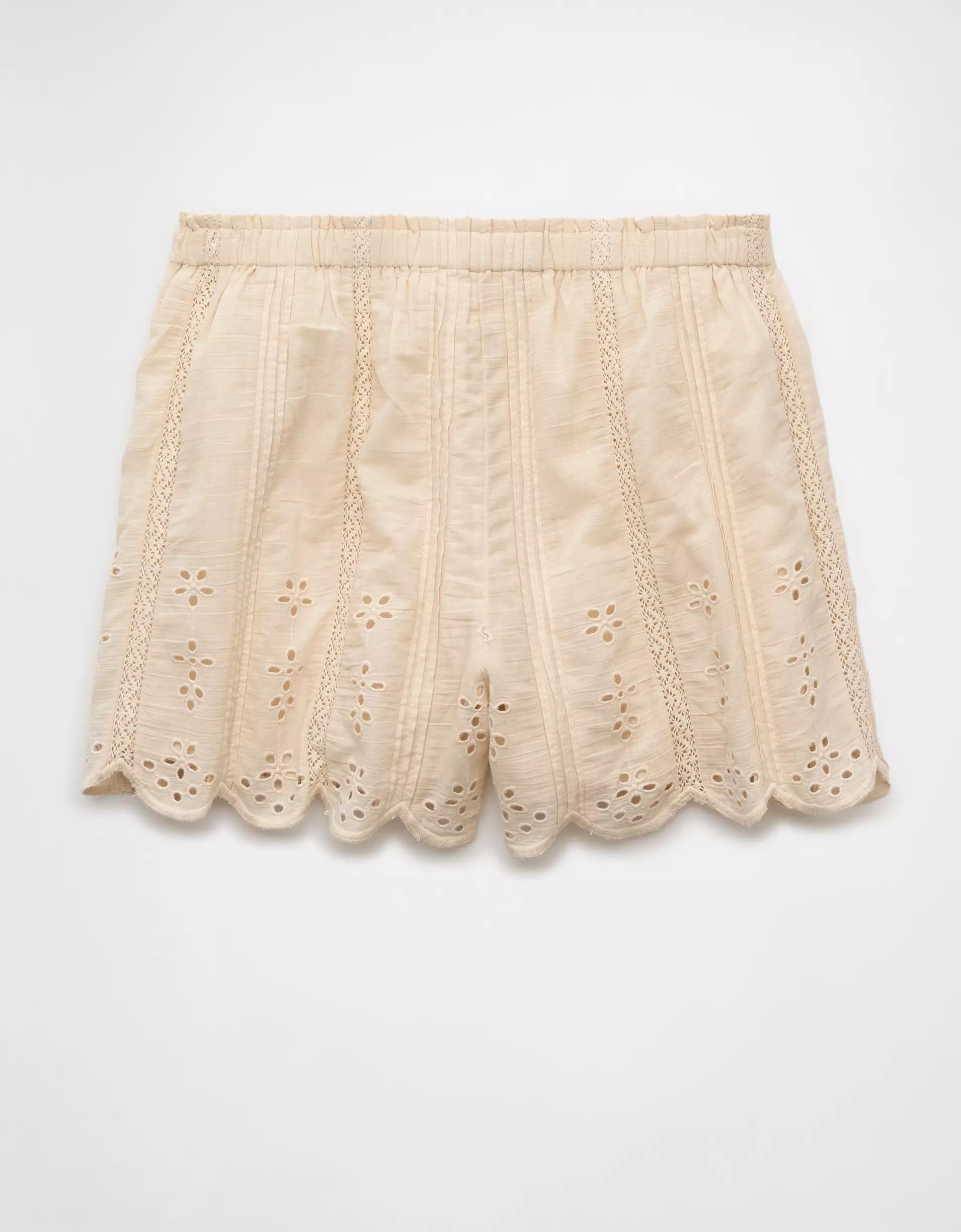AE High-Waisted Eyelet Short Product Image