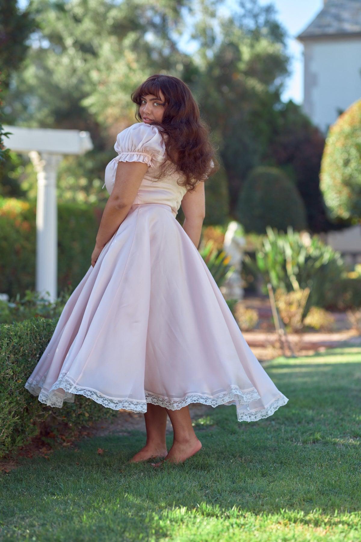 The Peach Fuzz Garden Party Dress Product Image