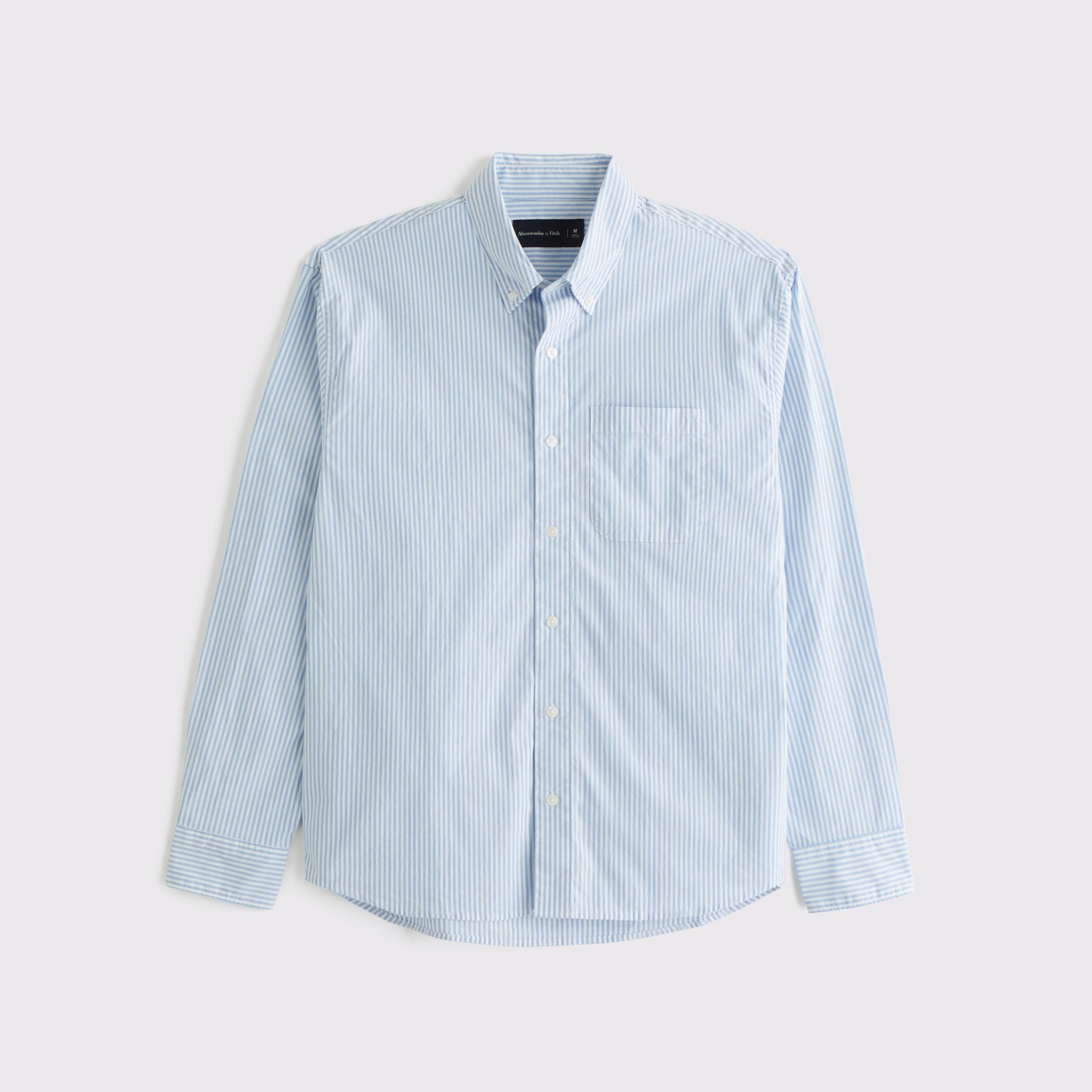 Poplin Button-Up Shirt Product Image