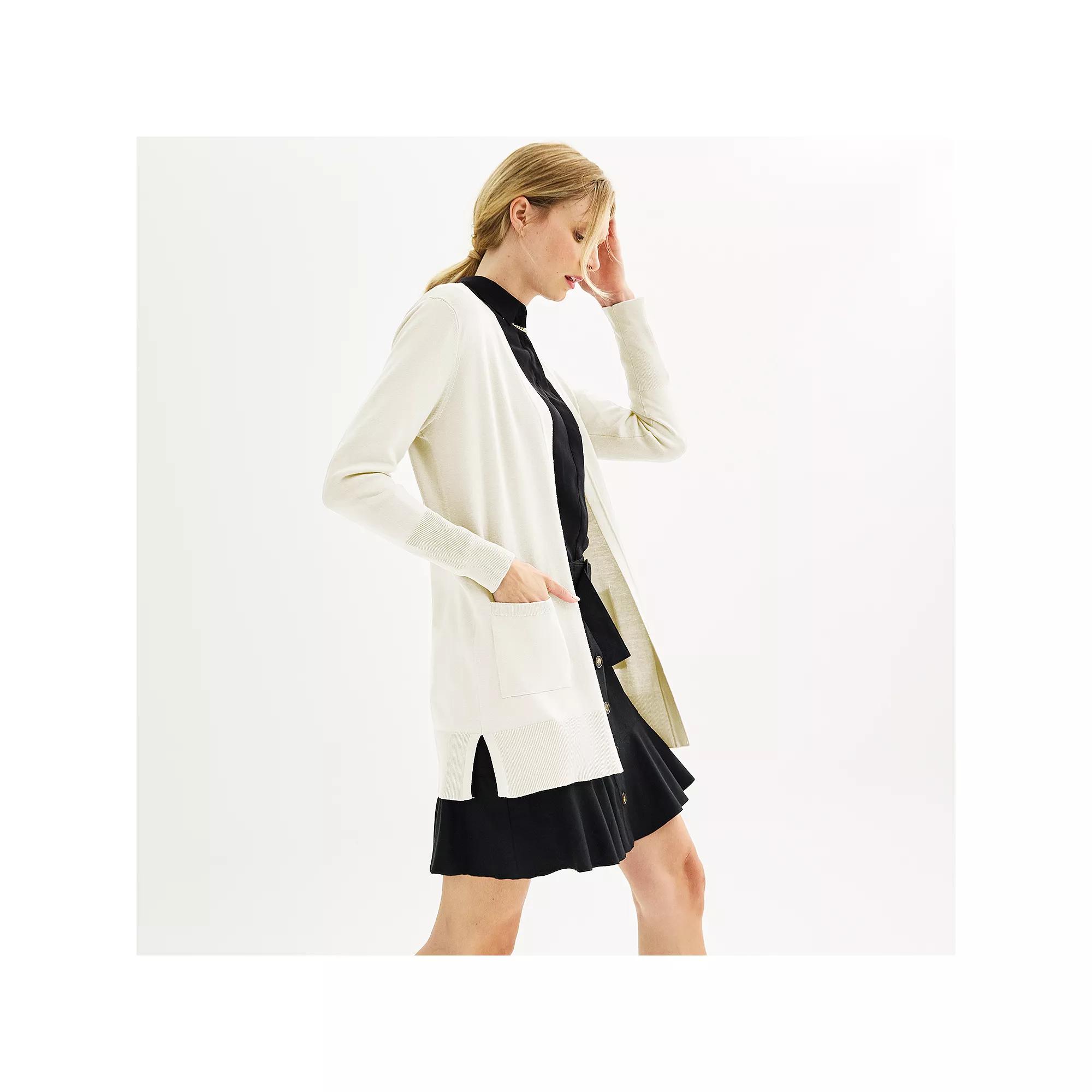 Women's Nine West Essential Open-Front Cardigan,  Product Image