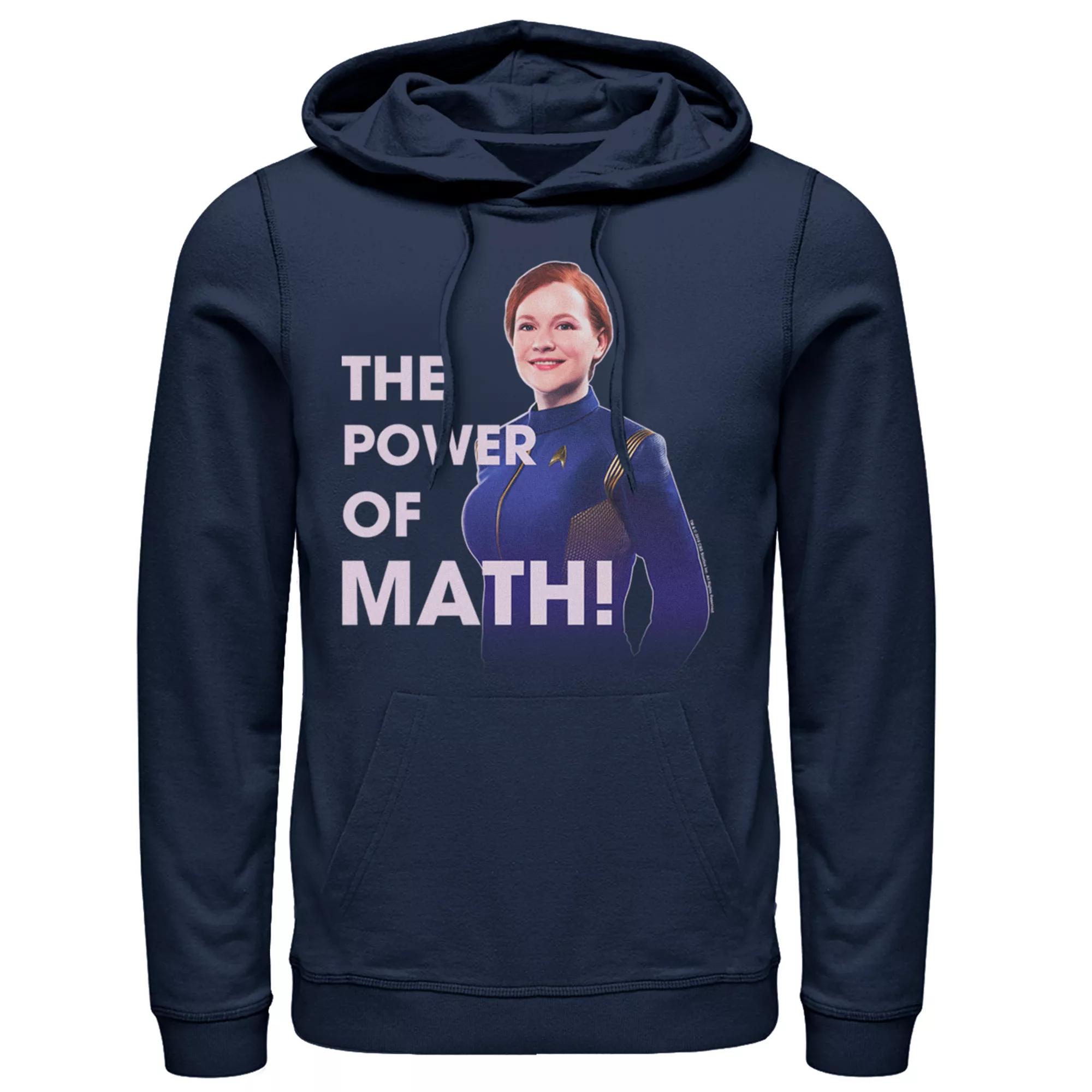 Men's Star Trek Discovery The Power of Math Tilly Graphic Hoodie,  Product Image