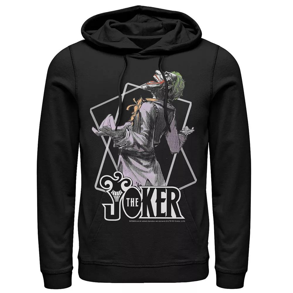 Men's DC Comics The Joker Card Outline Hoodie,  Product Image