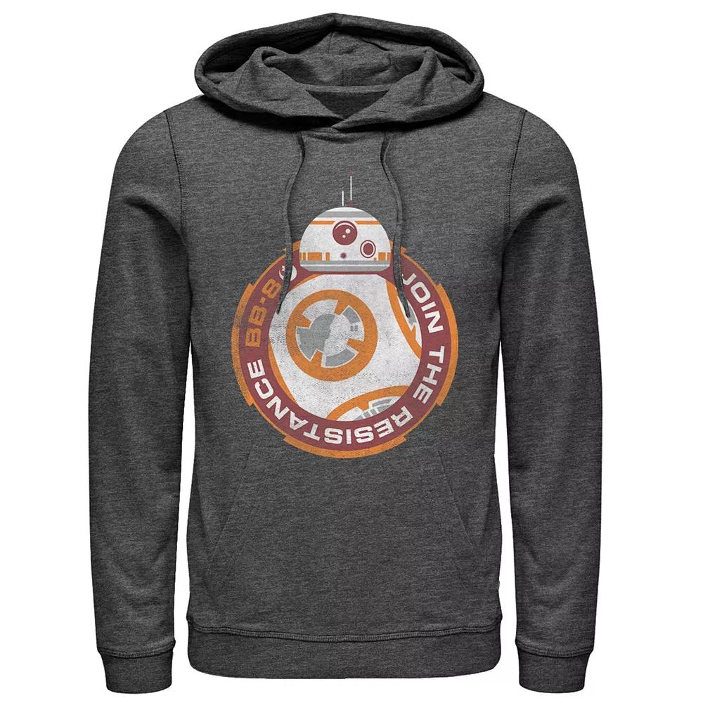 Men's Star Wars BB-8 Pullover Hoodie, Size: Medium, Coal Grey Product Image