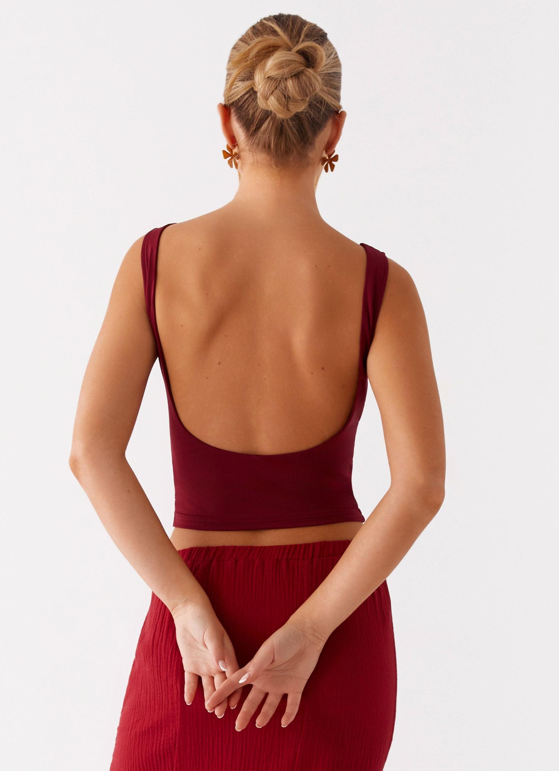 Blythe Top - Rhubard Product Image