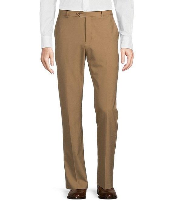 Daniel Cremieux Signature Label Stretch Flat Front Dress Pants Product Image