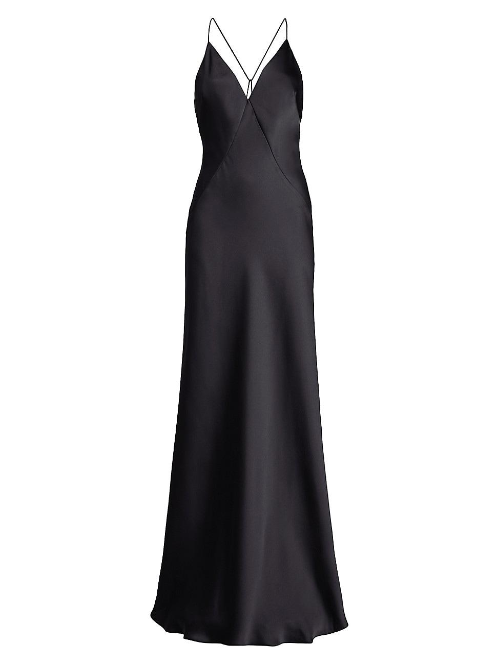 Womens Caspe Crisscrossed-Back Gown Product Image