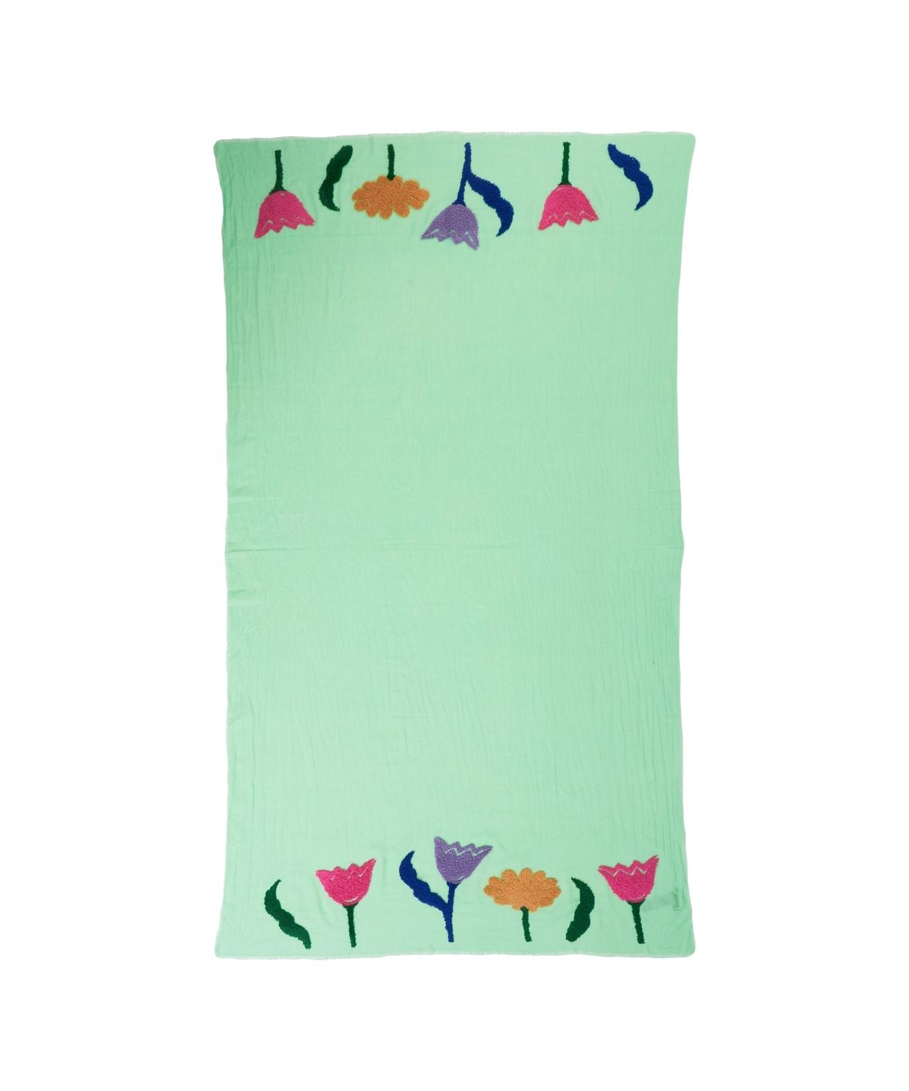 Scarf with flower embroidery Product Image