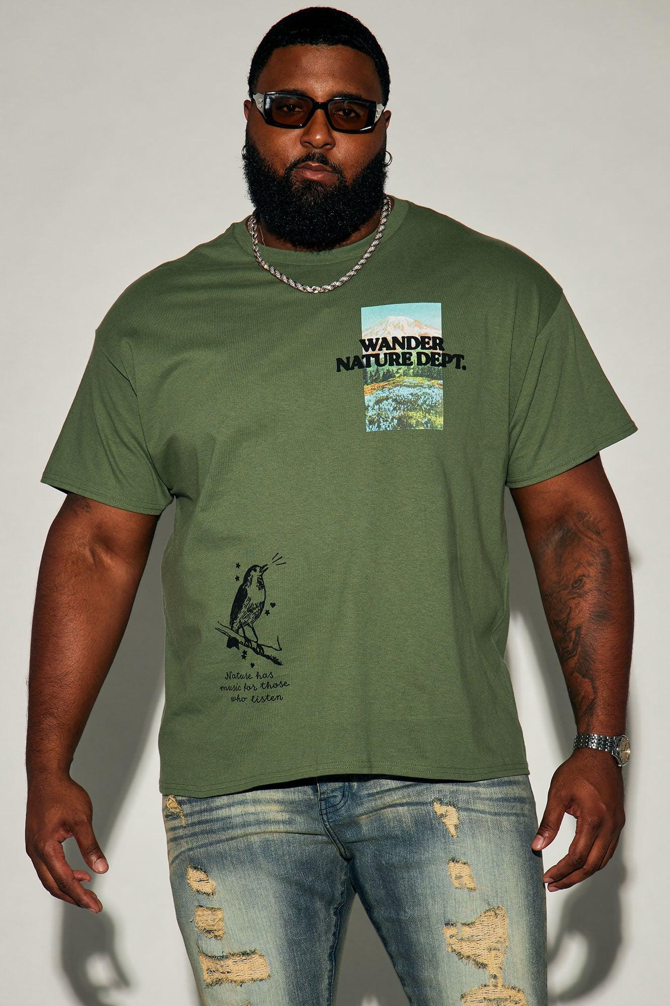 Wander Nature Dept. Short Sleeve Tee - Sage Product Image