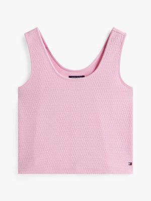 Waffle Texture Tank and Short Sleep Set Product Image