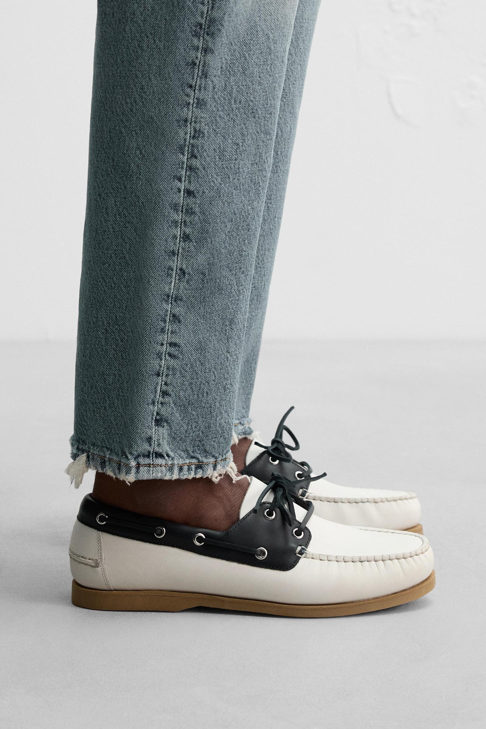 LIMITED EDITION LEATHER BOAT SHOES Product Image