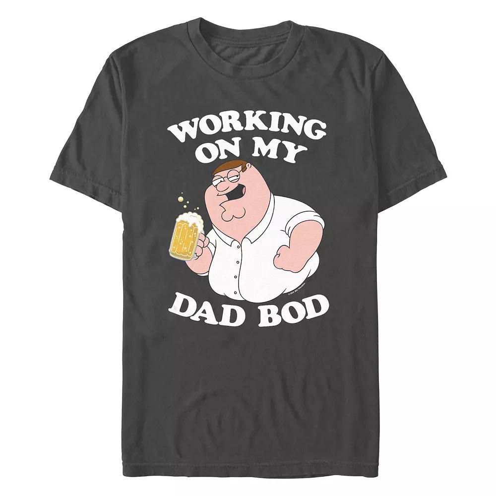 Men's Family Guy Peter Griffin Working On My Dad Bod Graphic Tee,  Product Image