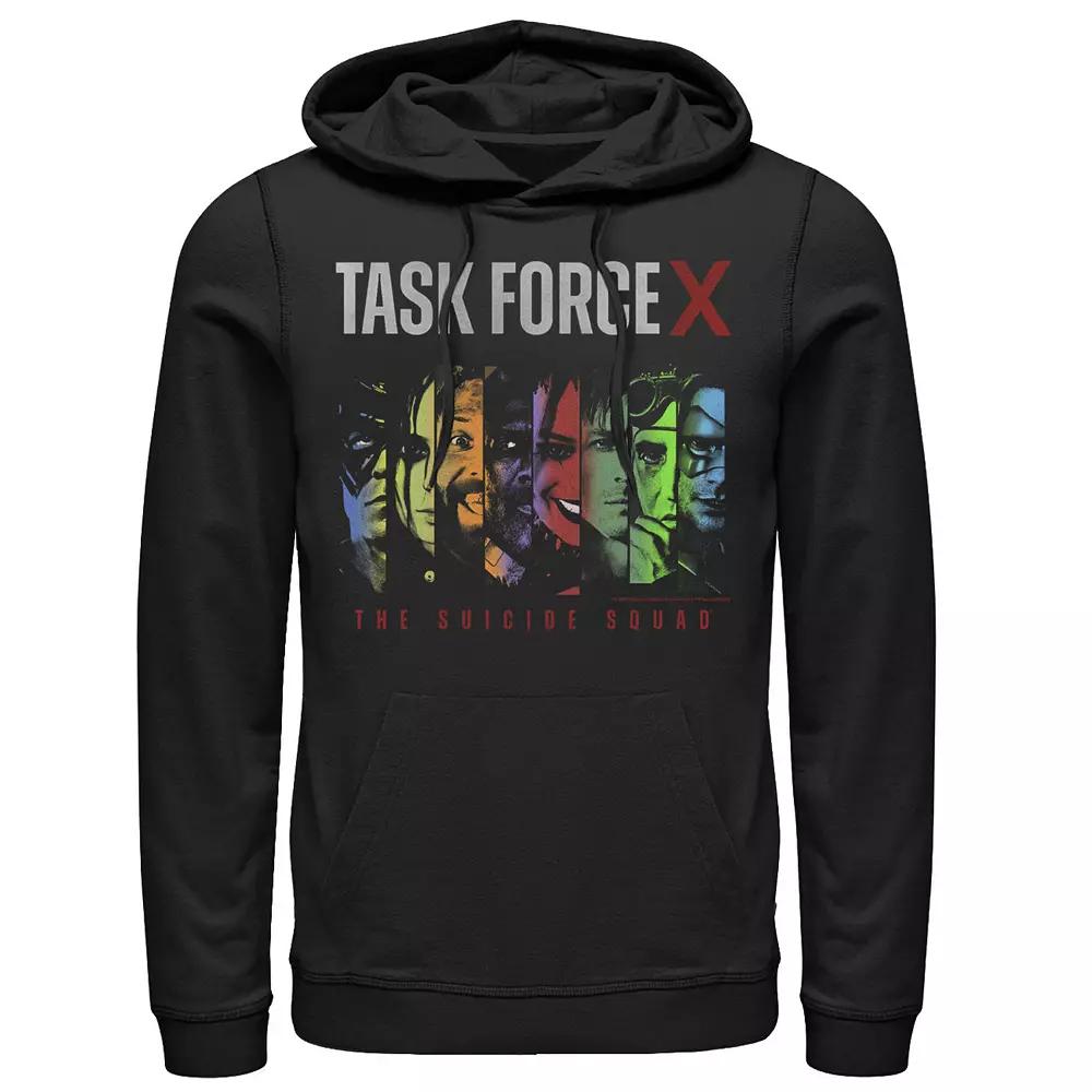 Men's The Suicide Squad Task Force X Colorful Portrait Panels Hoodie,  Product Image