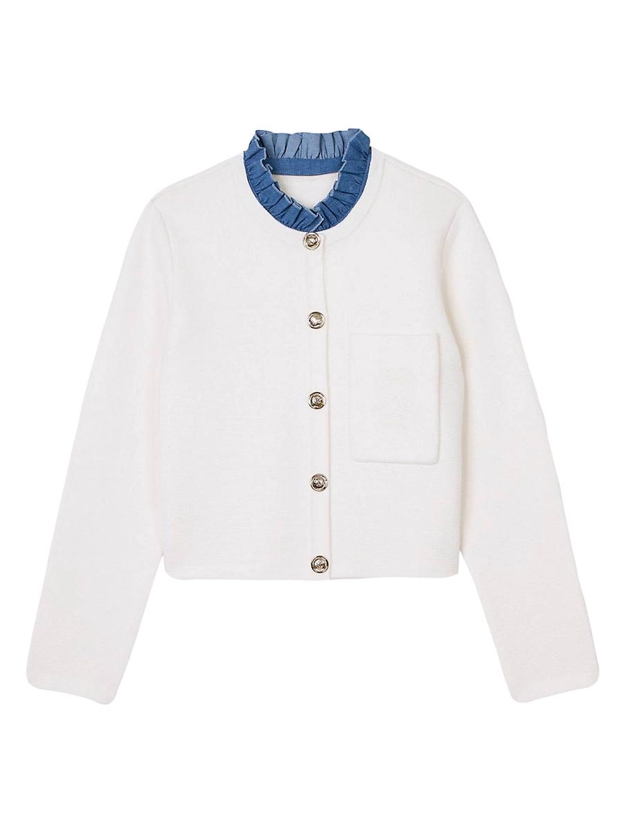 Womens High-Neck Cardigan Product Image