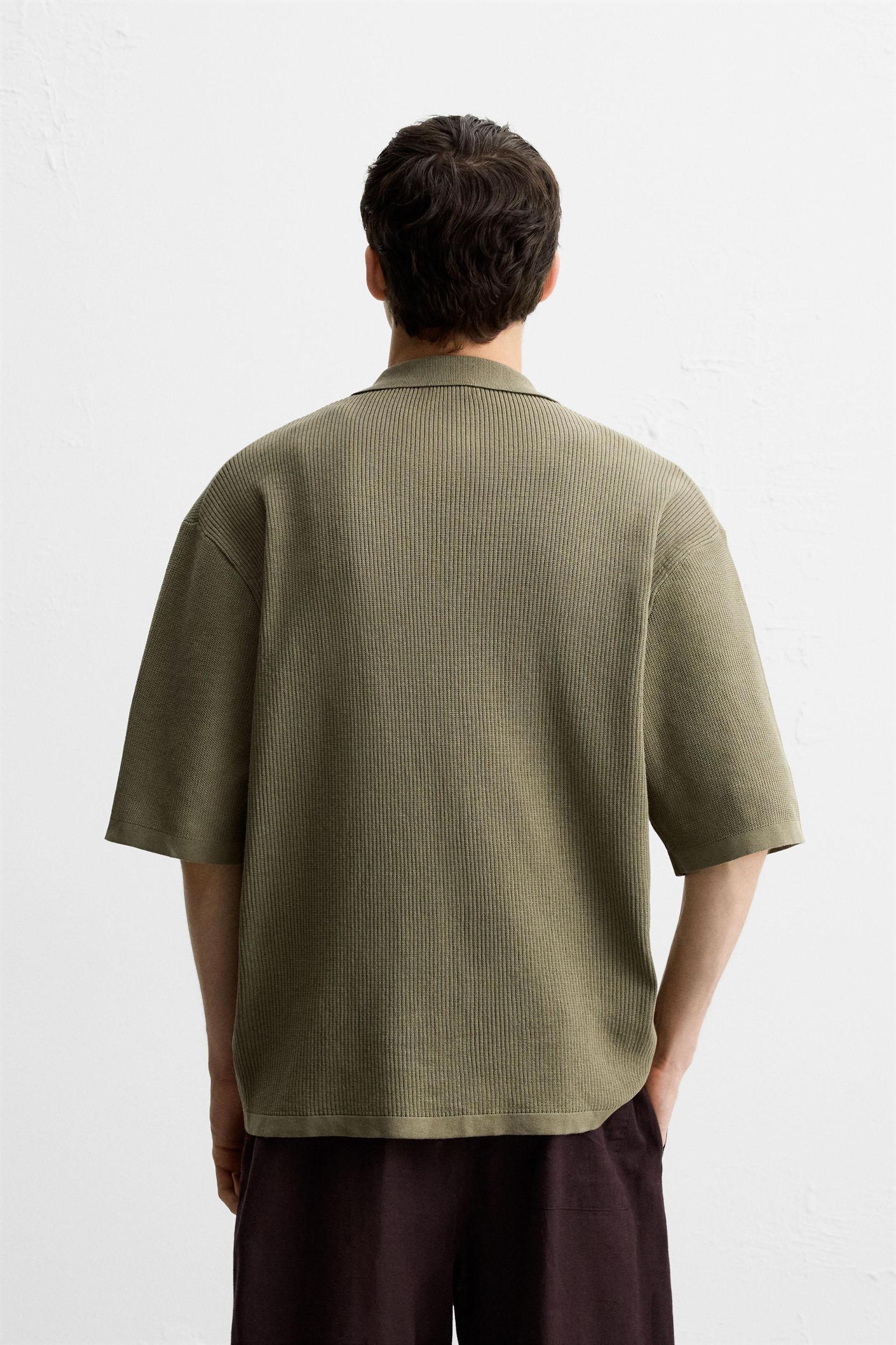TEXTURED KNIT SHIRT Product Image