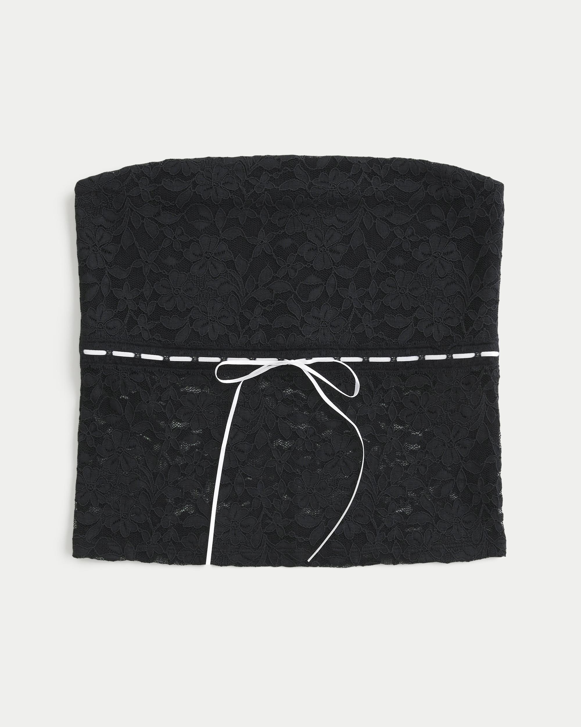 All-Over Lace Tube Top Product Image