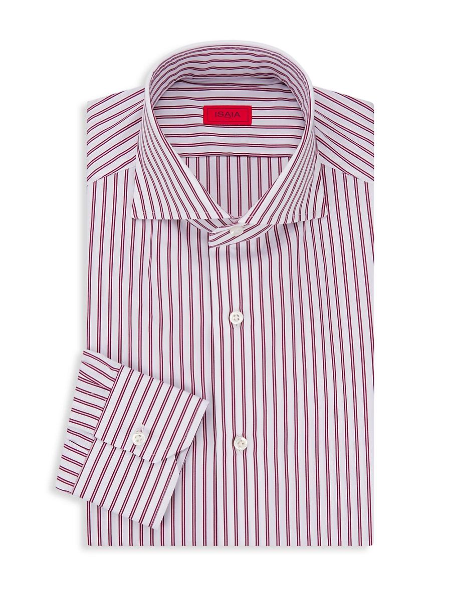 Mens Righe Colorate Rigato Camicie Shirt Product Image