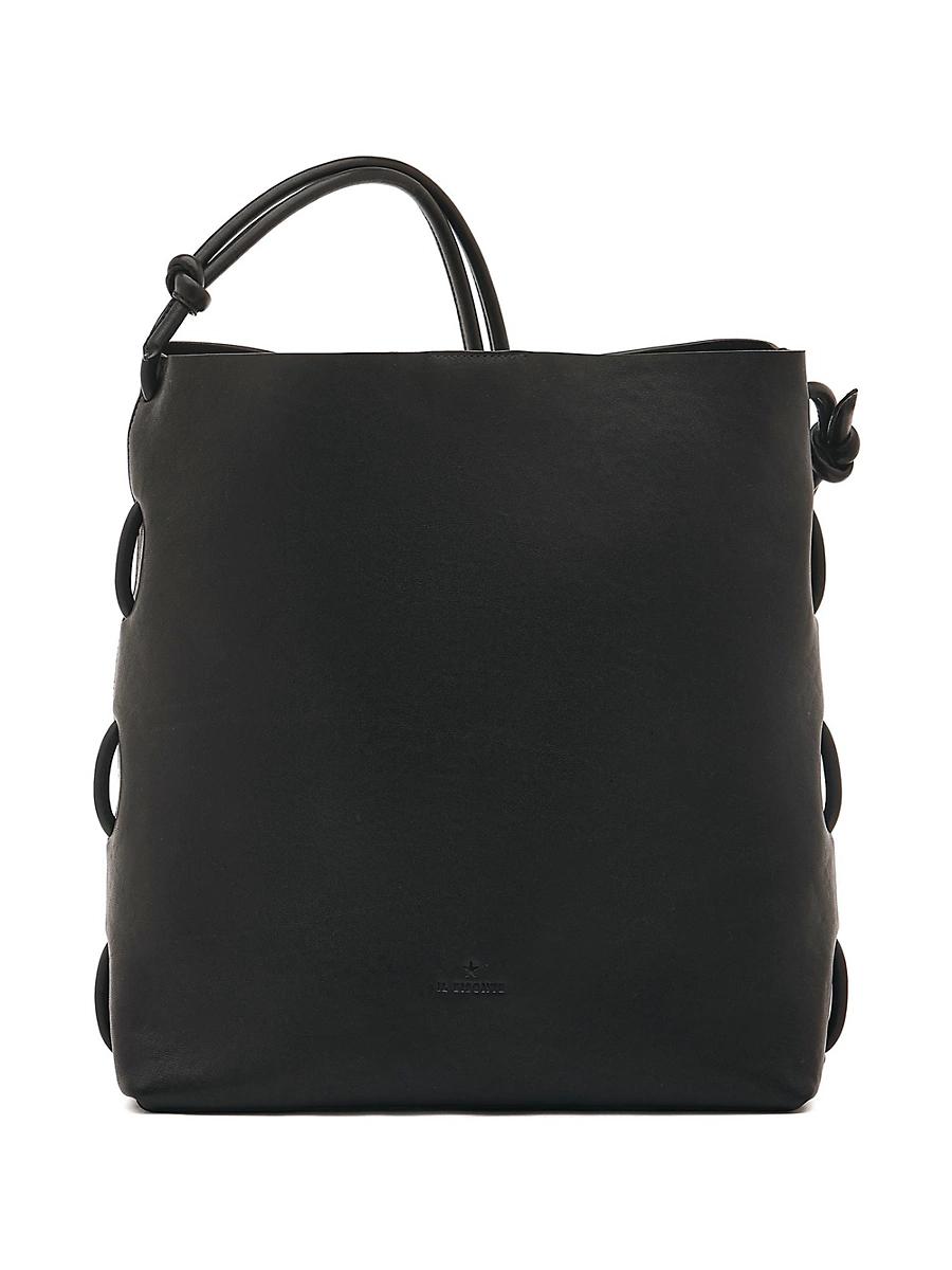 Snodo Knot Leather Crossbody Bag Product Image