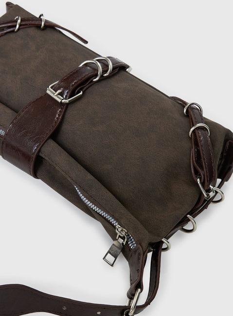 Anatolius Shoulder Bag Washed Brown Product Image
