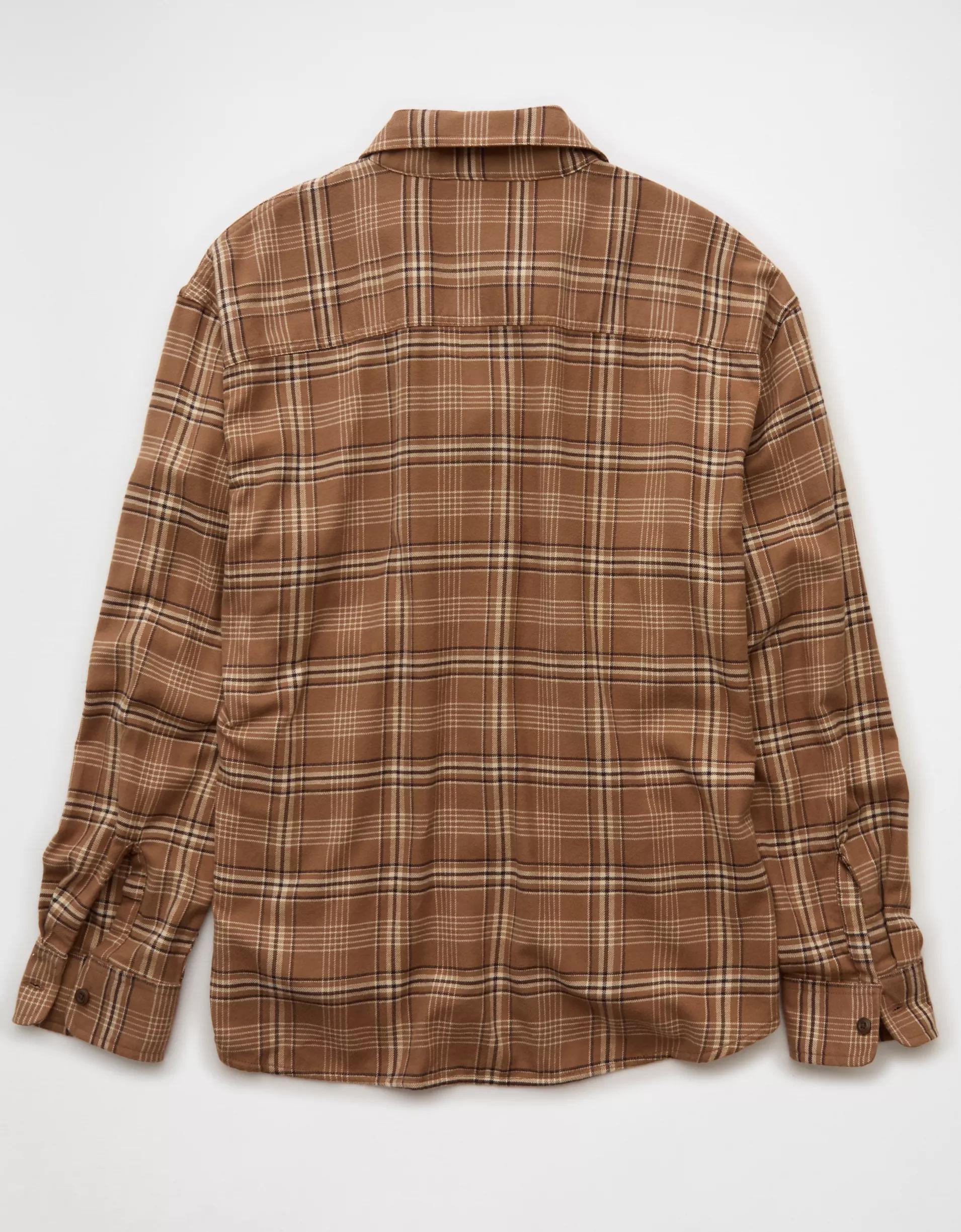AE Relaxed Fit Everyday Flannel Shirt Product Image