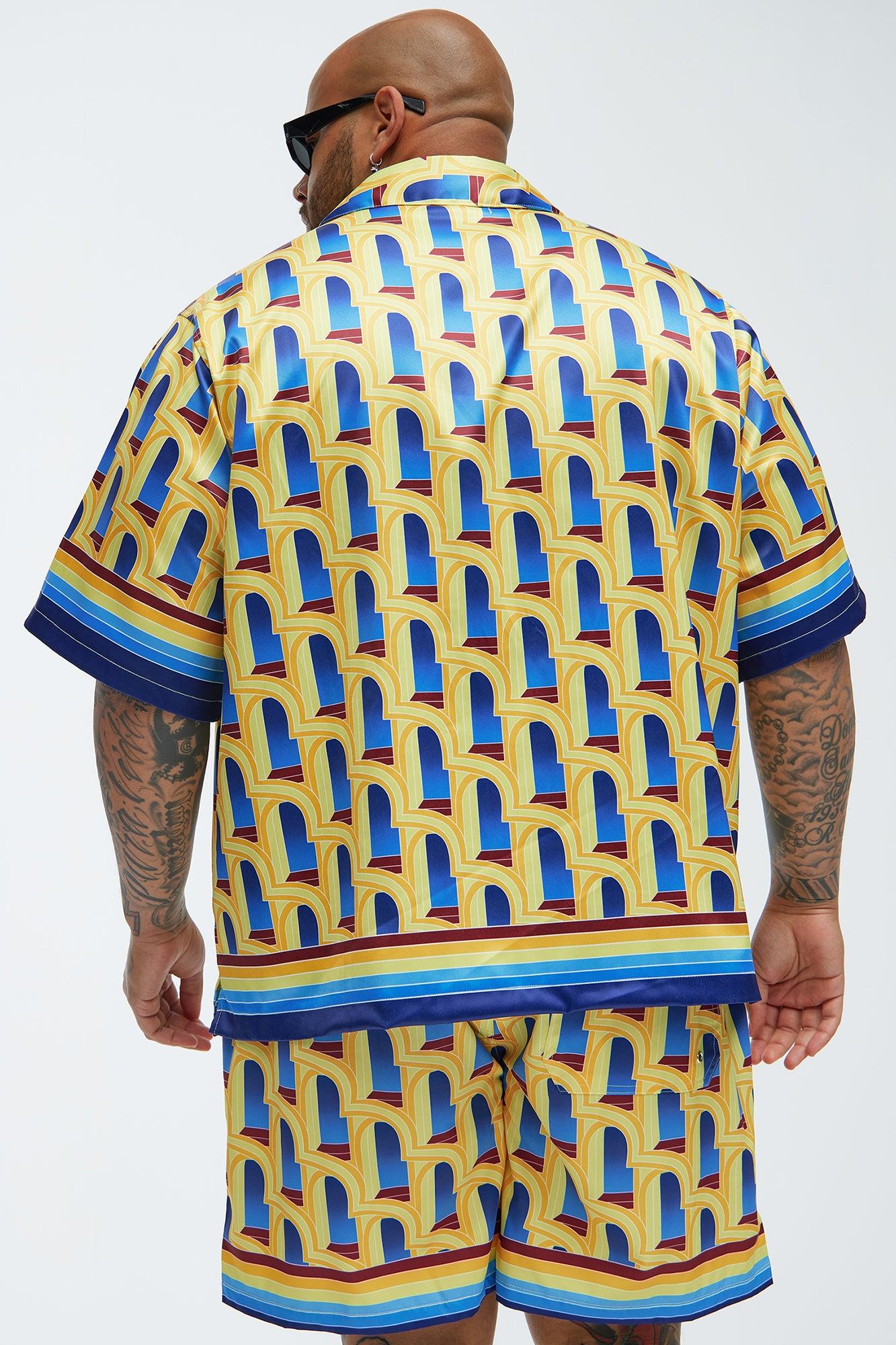 The Colosseum Shirt - Yellow/combo Product Image