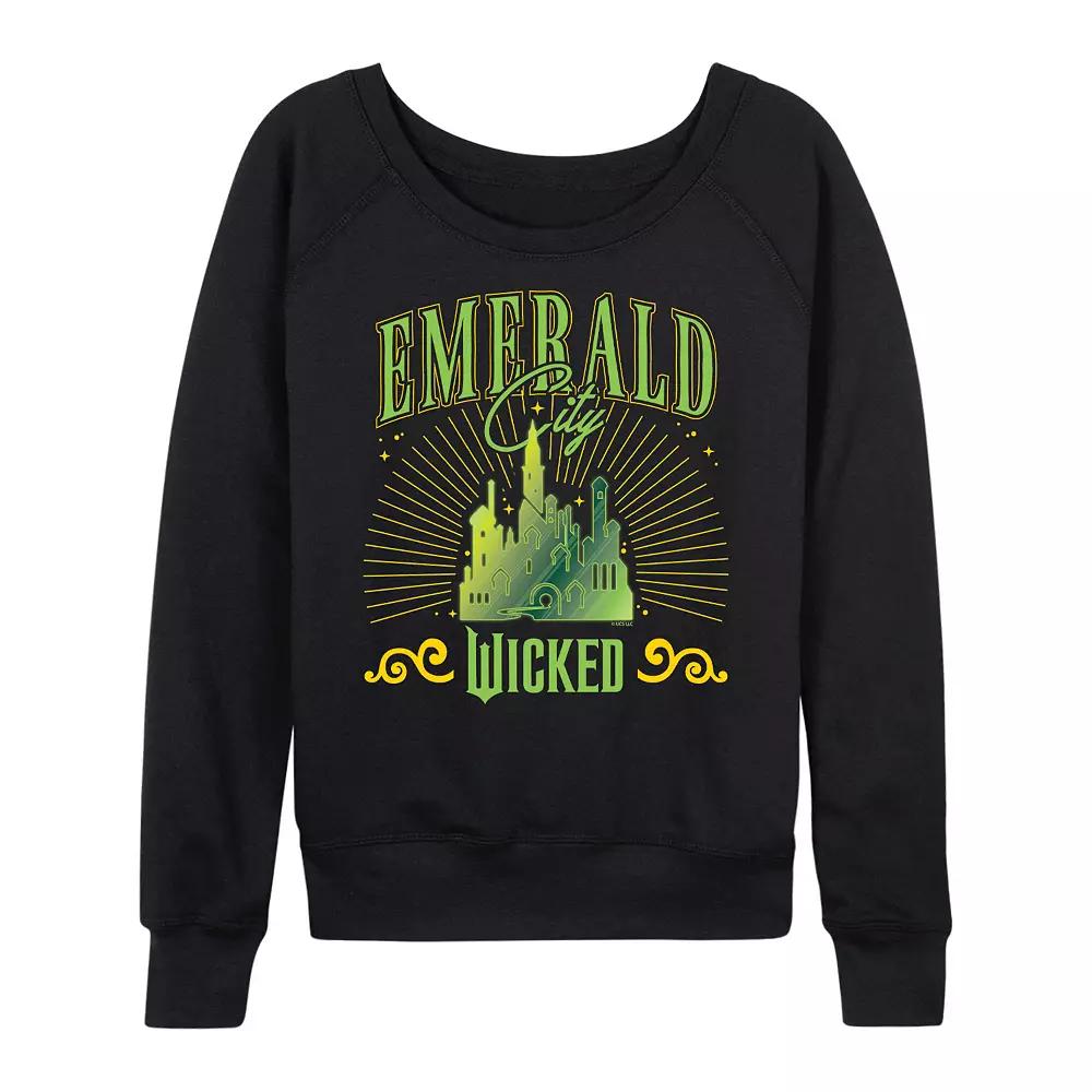 Women's Wicked Emerald City French Terry Long Sleeve Tee,  Product Image