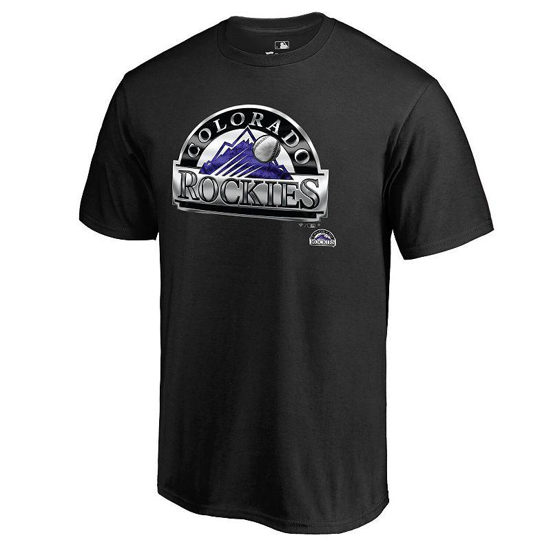 Men's Fanatics Branded Black Colorado Rockies Midnight Mascot T-Shirt, Size: Medium Product Image