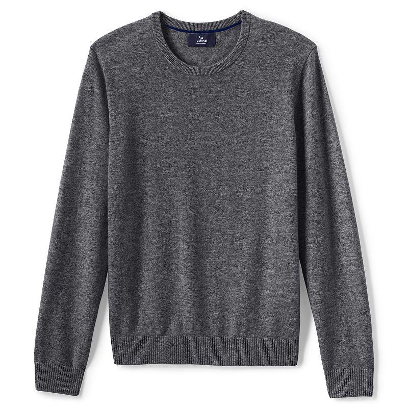 Men's Lands' End Fine-Gauge Cashmere Crewneck Sweater,  Product Image