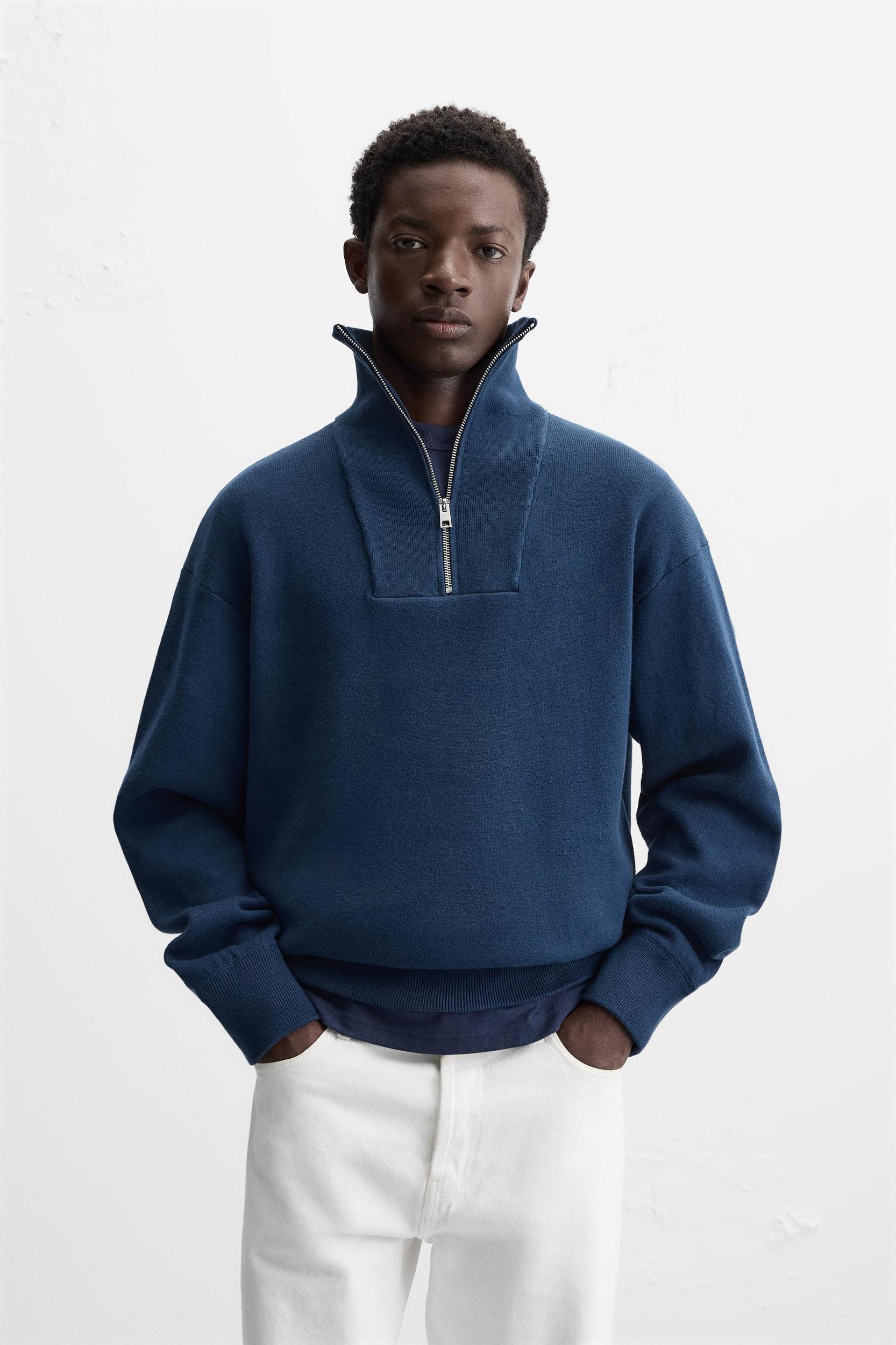 QUARTER ZIP SWEATER Product Image