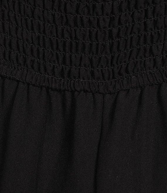 Blu Pepper Flutter Sleeve Smocked V-Neck Midi Dress Product Image