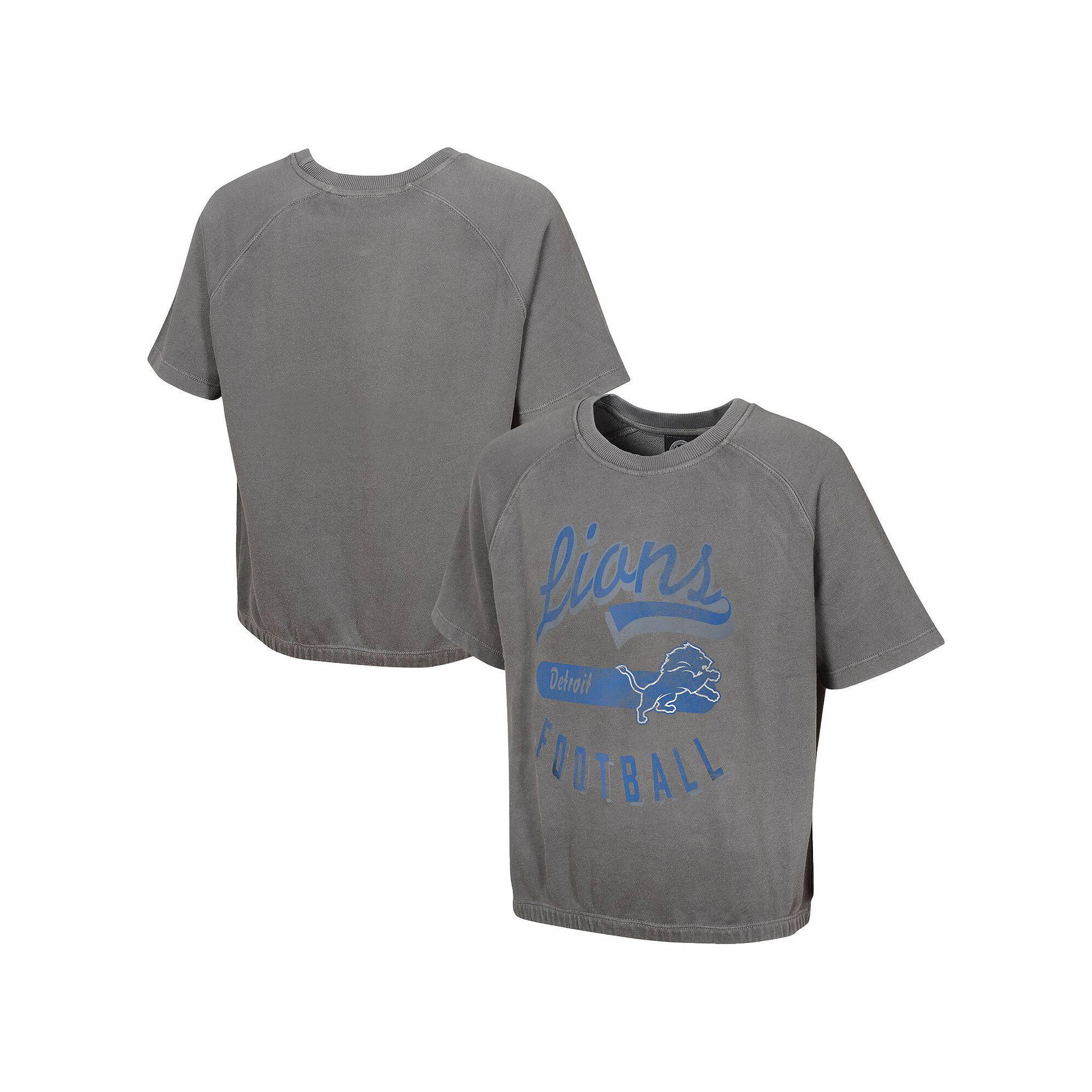 Women's Gray San Francisco 49ers Mineral Wash Short Sleeve Top,  Product Image