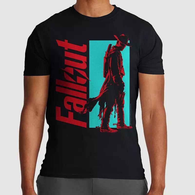 Men's Fallout TV Cooper Howard Crewneck Graphic Tee, Size: Medium, Black Product Image