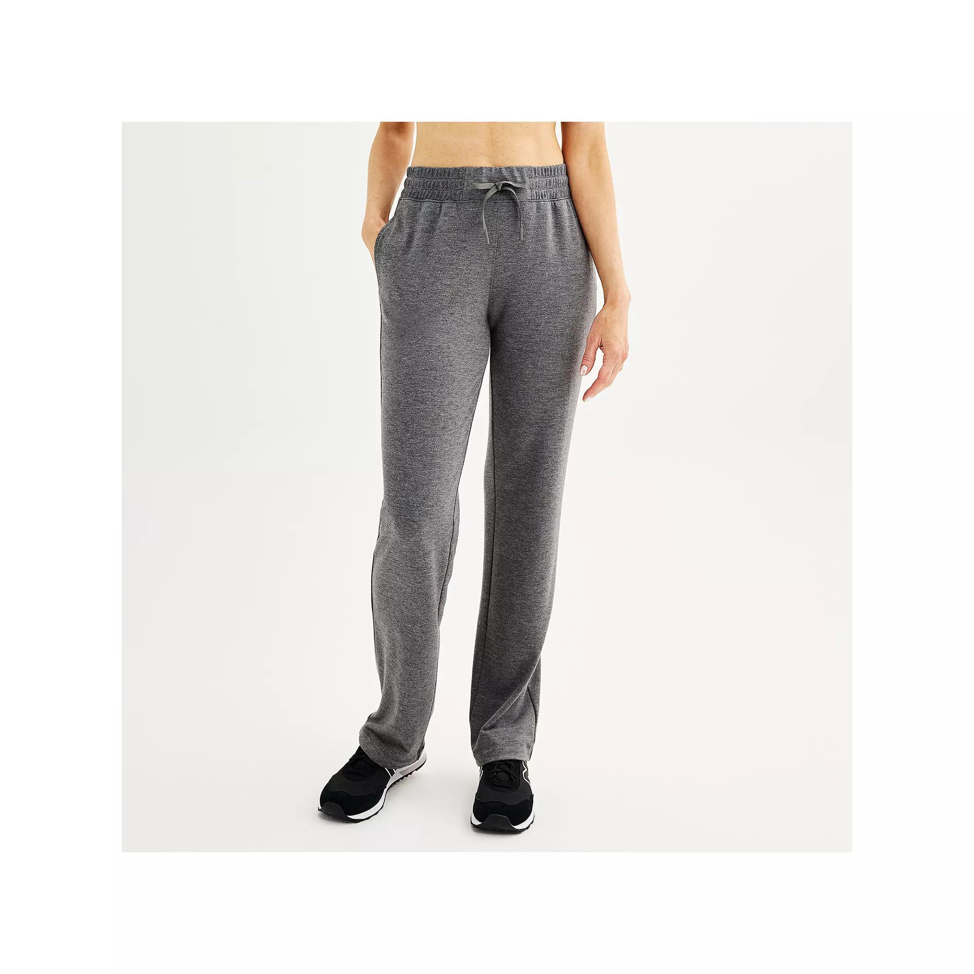 Petite Tek Gear® French Terry Open Hem Pants, Women's,  Product Image