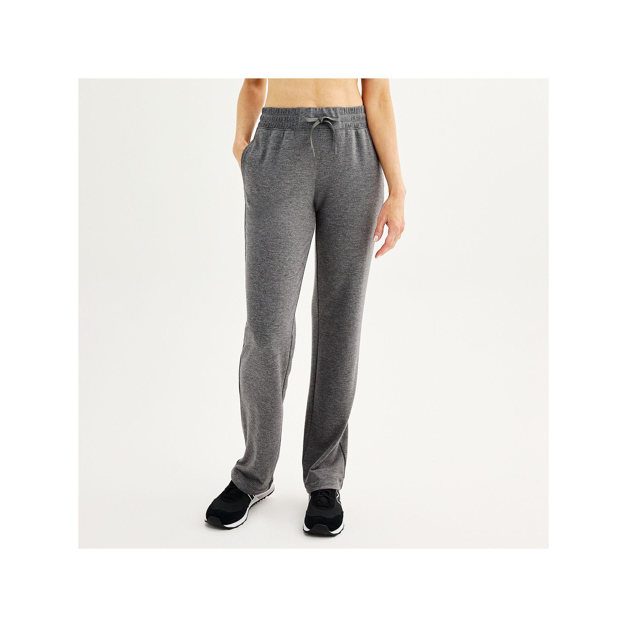 Petite Tek Gear® French Terry Open Hem Pants, Women's,  Product Image