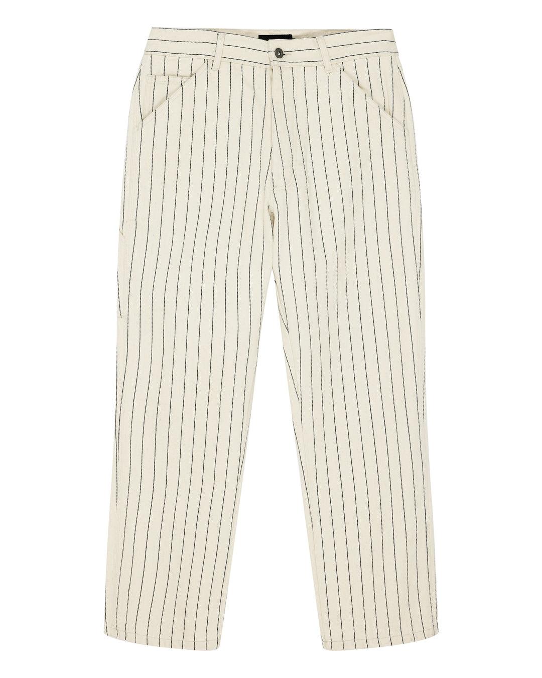 Dallas Stripe Work Pant - Natural Product Image