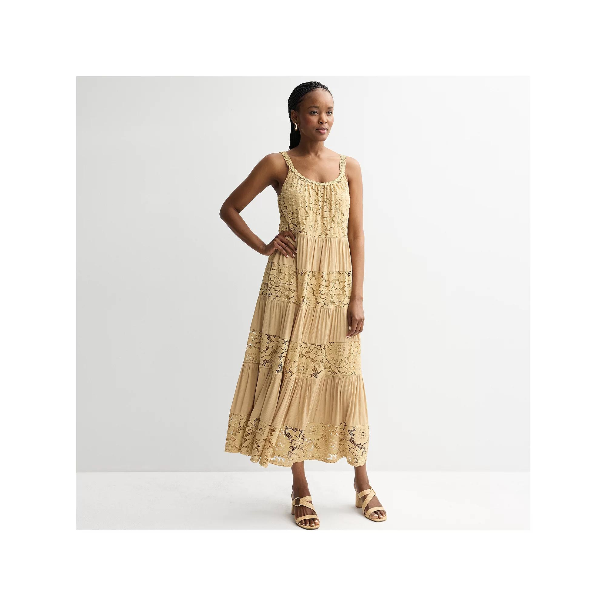 Women's Robbie Bee Scoop Neck Sleeveless Maxi Dress, Size: Small Product Image