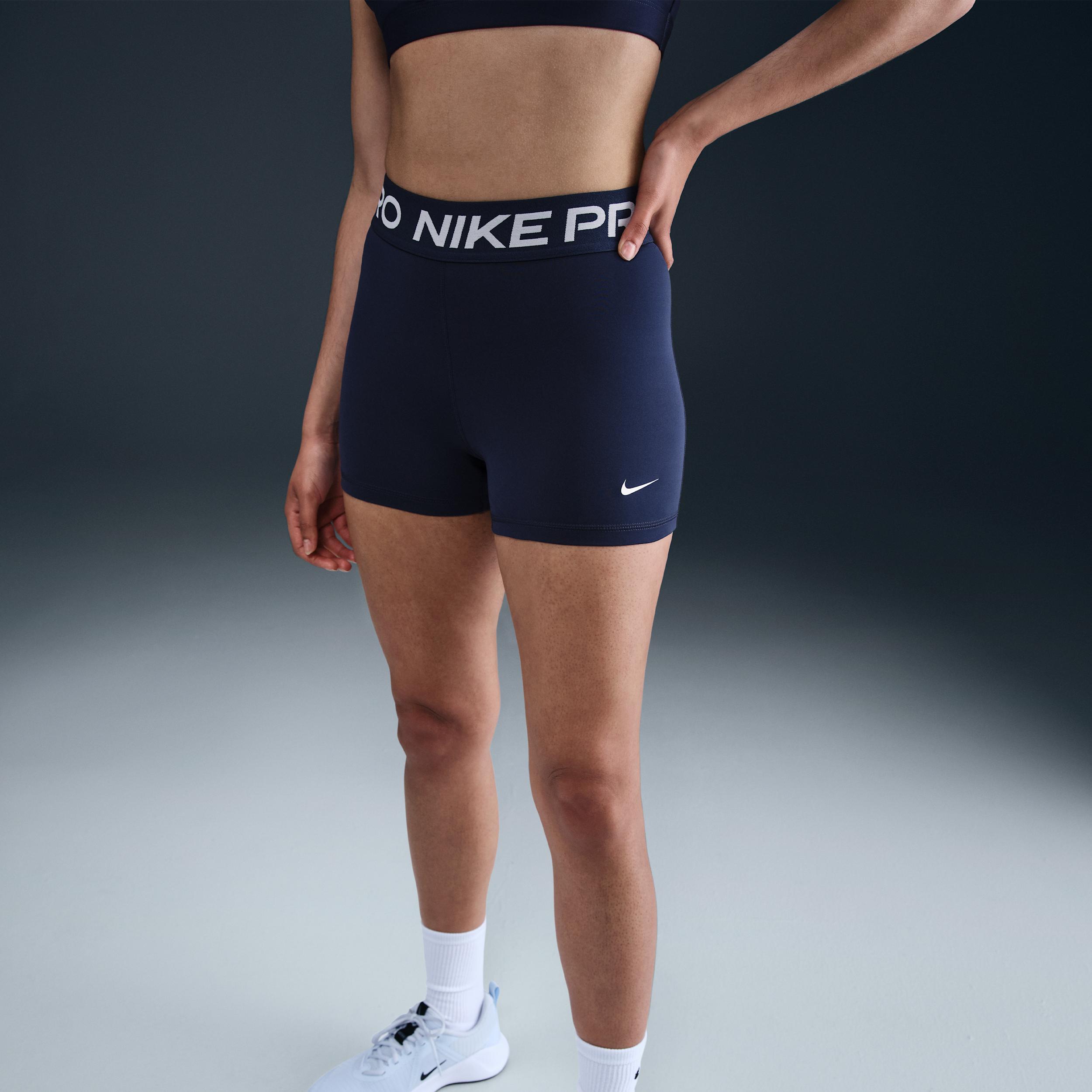 Womens Nike Pro 3 Shorts | CZ9857-410 Product Image
