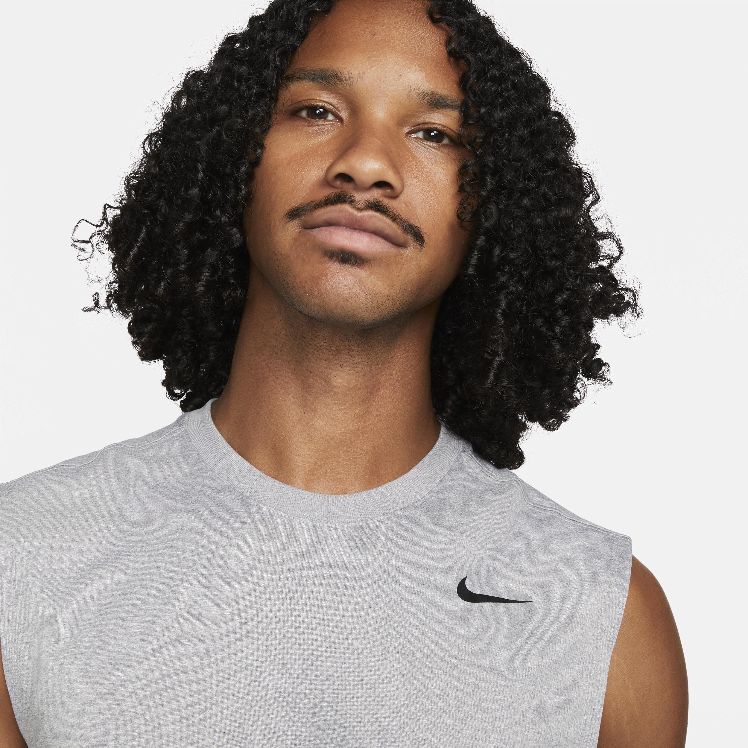 Nike Mens Dri-FIT Legend Sleeveless Fitness T-Shirt | DX0991-063 Product Image
