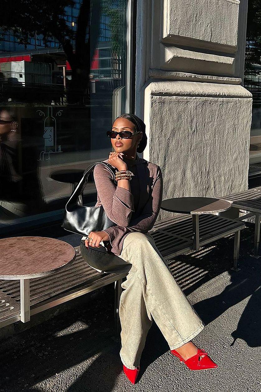 Loose Low Waist Long Jeans Product Image