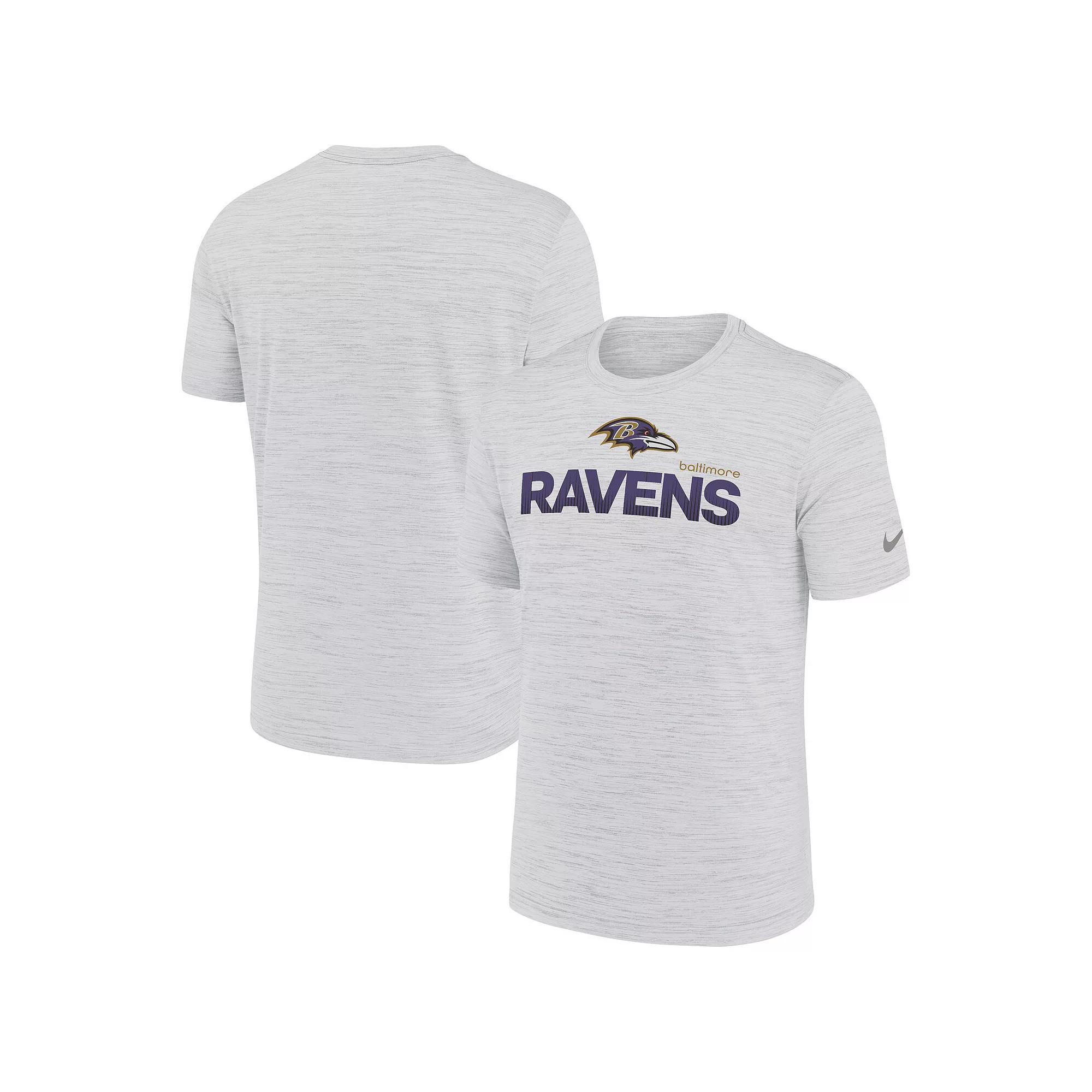 Men's Nike White Baltimore Ravens Blitz Velocity Modern Performance T-Shirt, Size: XL Product Image