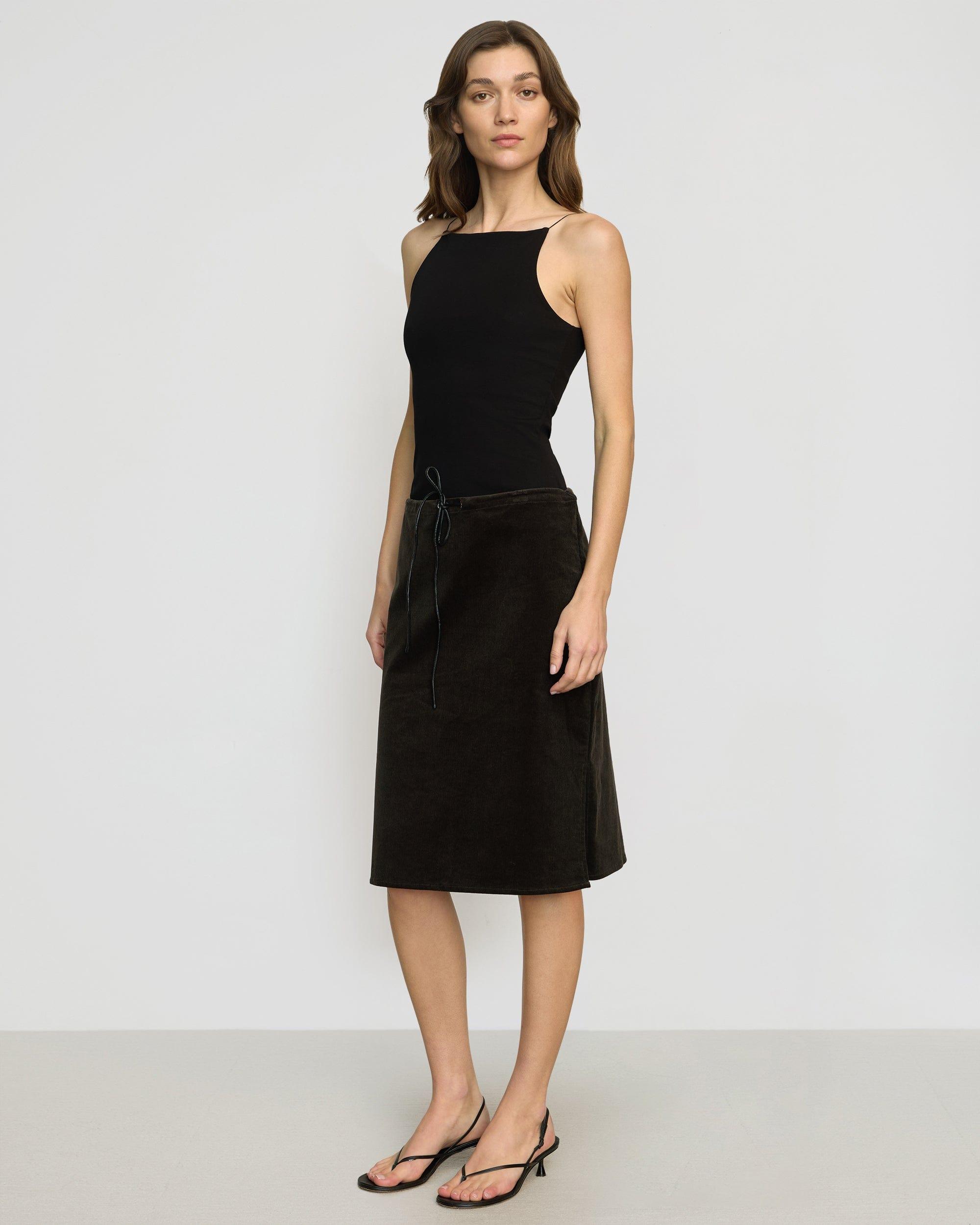 Bellamy Corduroy Tie-Waist Skirt Product Image